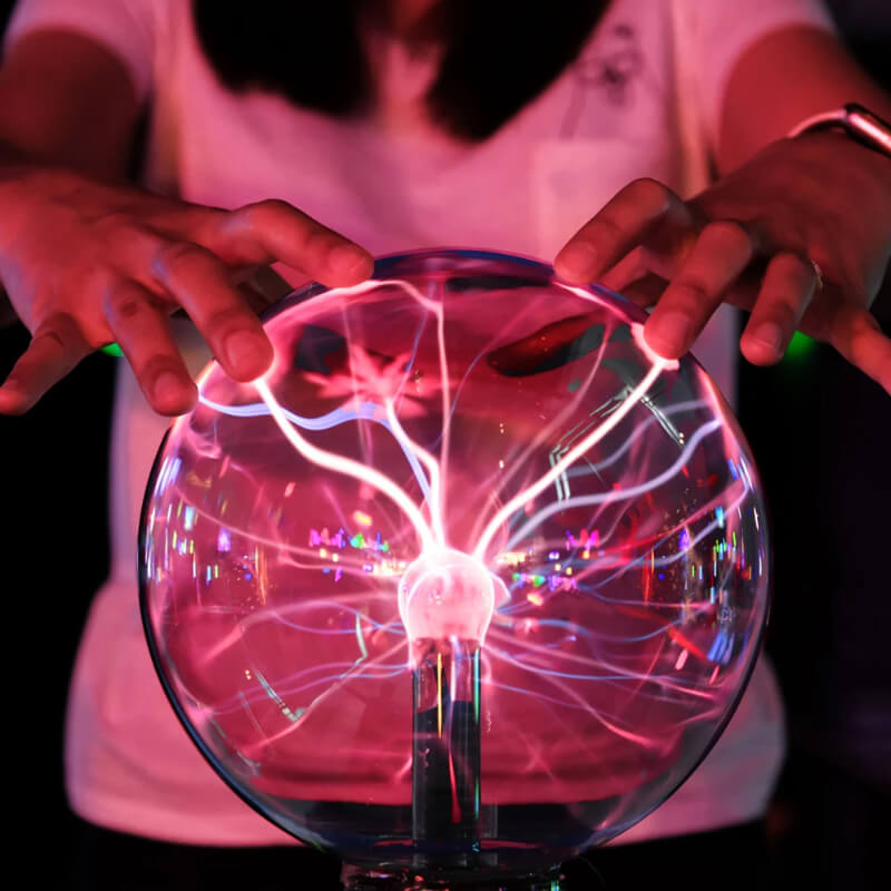 Kouzelná plazmová lampa ve skle s bleskem – Fyzikální experiment dokonce 20CM Užsisakykite Trendai.lt
